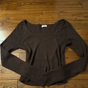 Chocolate Long Sleeve Top